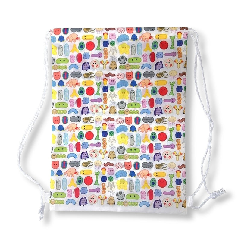 Mochila cordones estampada Giantmicrobes-zoom-