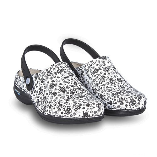 Zueco Piel estampado Lavable - Robots-zoom-