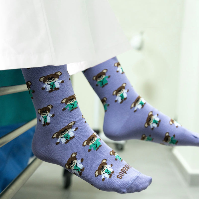 Calcetines Sanitarios Estampados - Ositos Sanitarios-zoom-