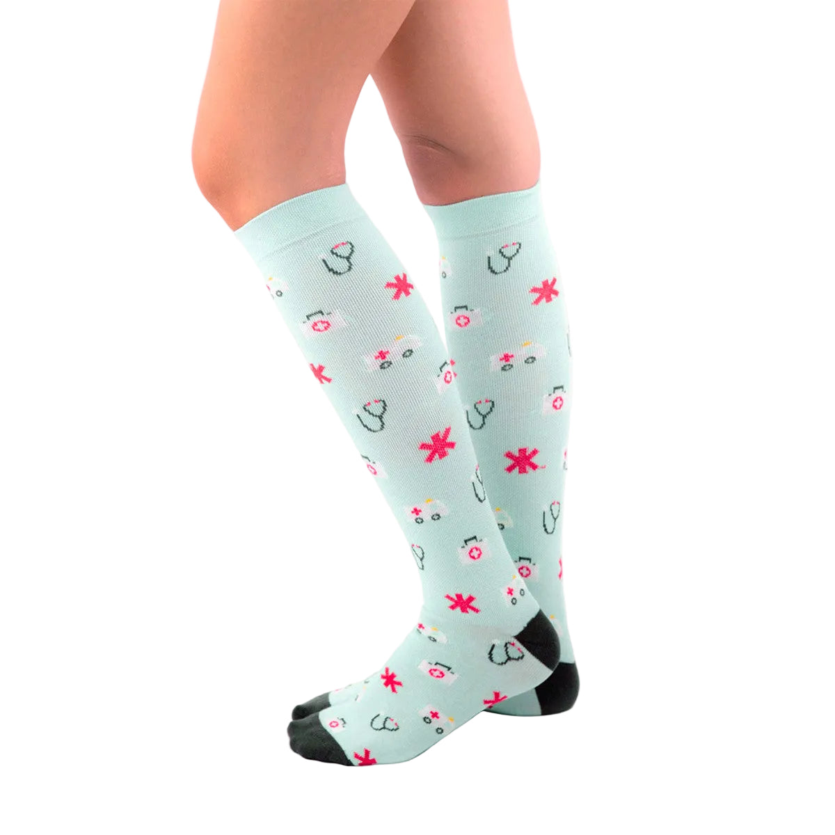 Calcetines Compresivos estampados - Ambulancias-zoom-2