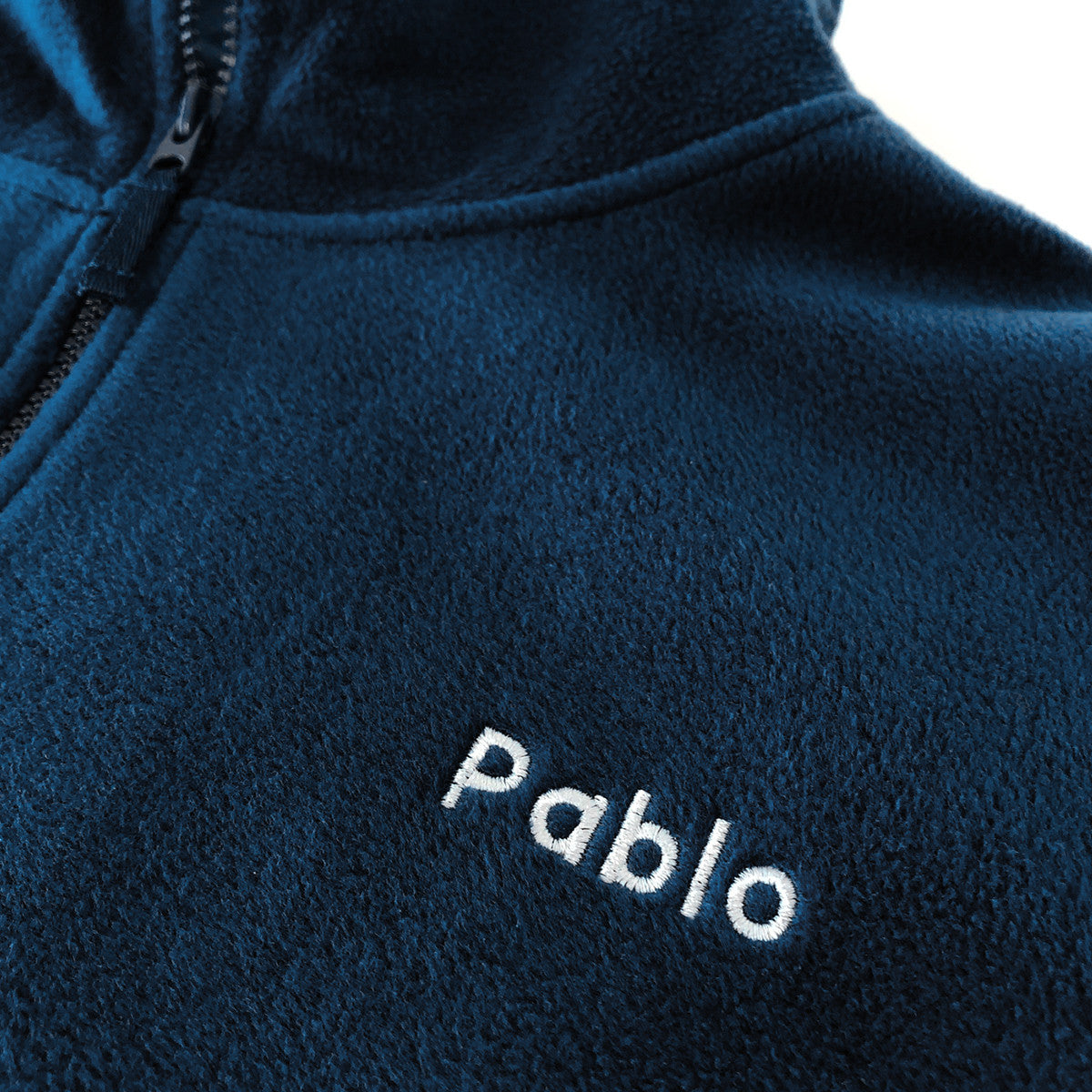 Chaqueta Polar Sanitaria Hombre Personalizado – Azul Marino-zoom-7