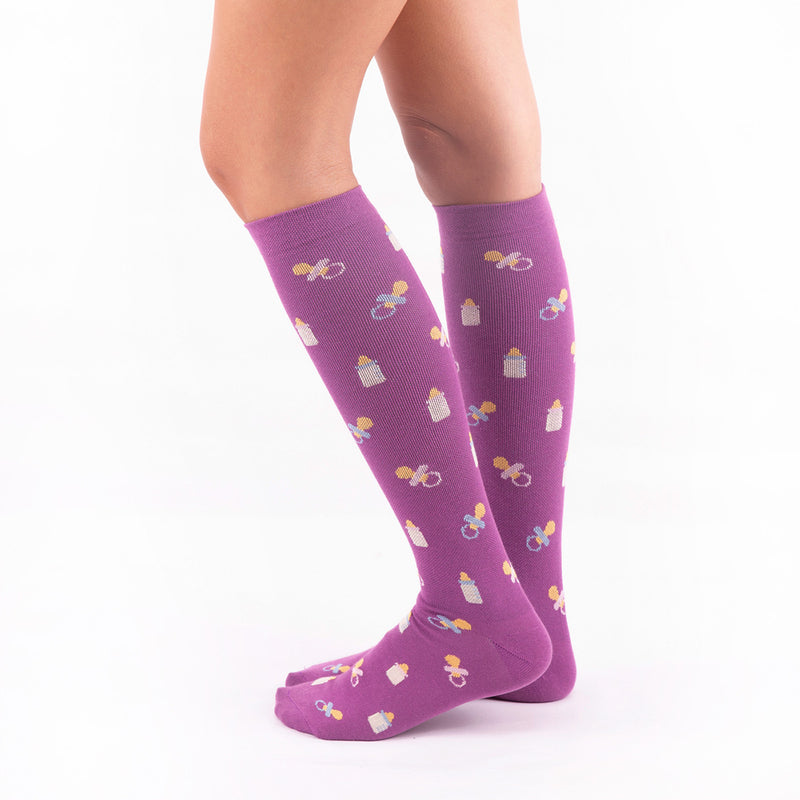 Calcetines Compresivos estampados - Maternidad-zoom-