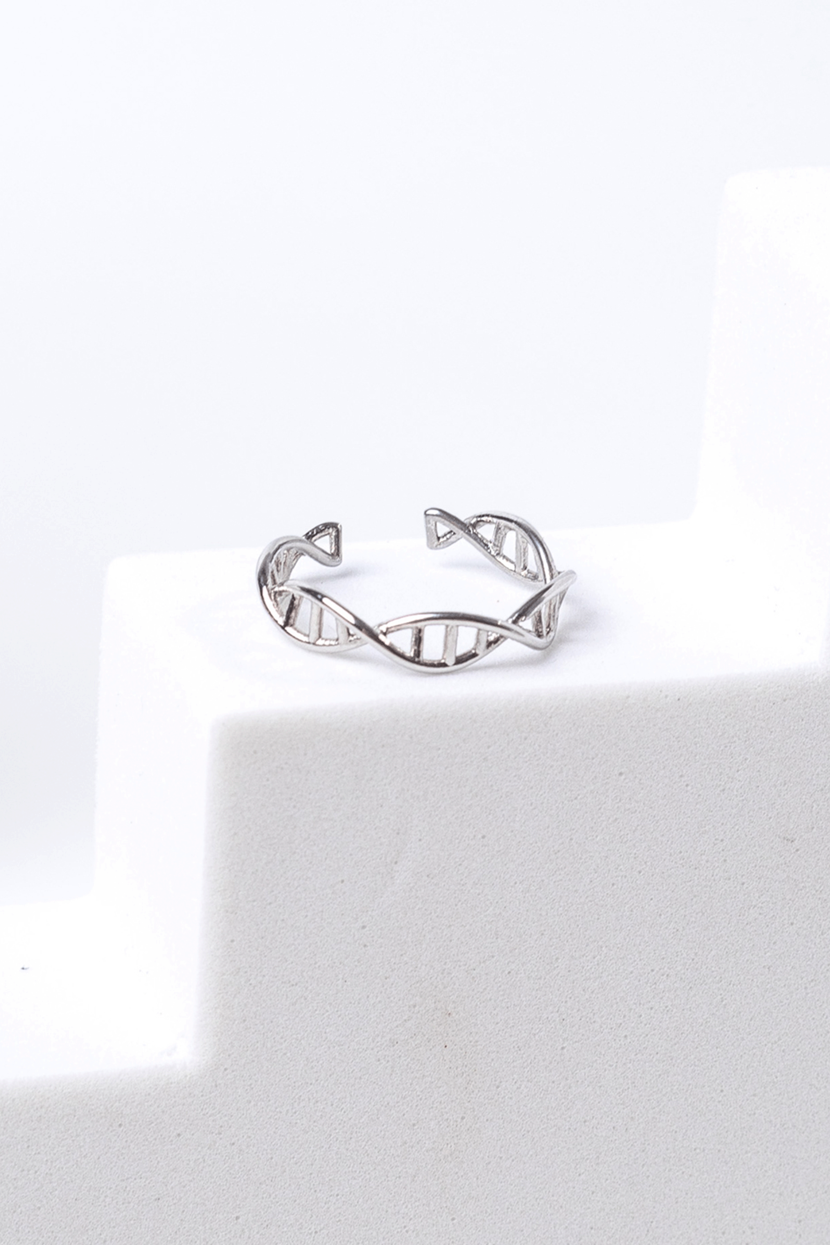 Anillo ADN - acero inoxidable-4