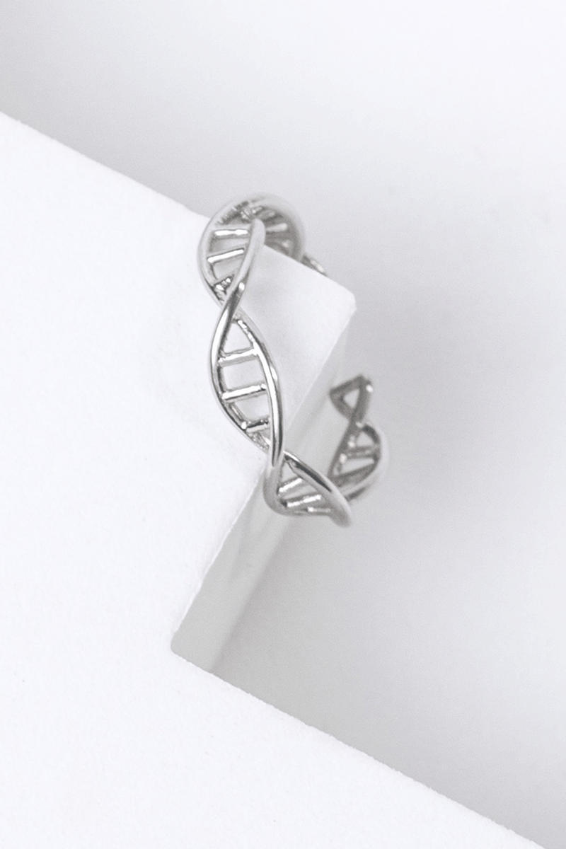 Anillo ADN - acero inoxidable-zoom-