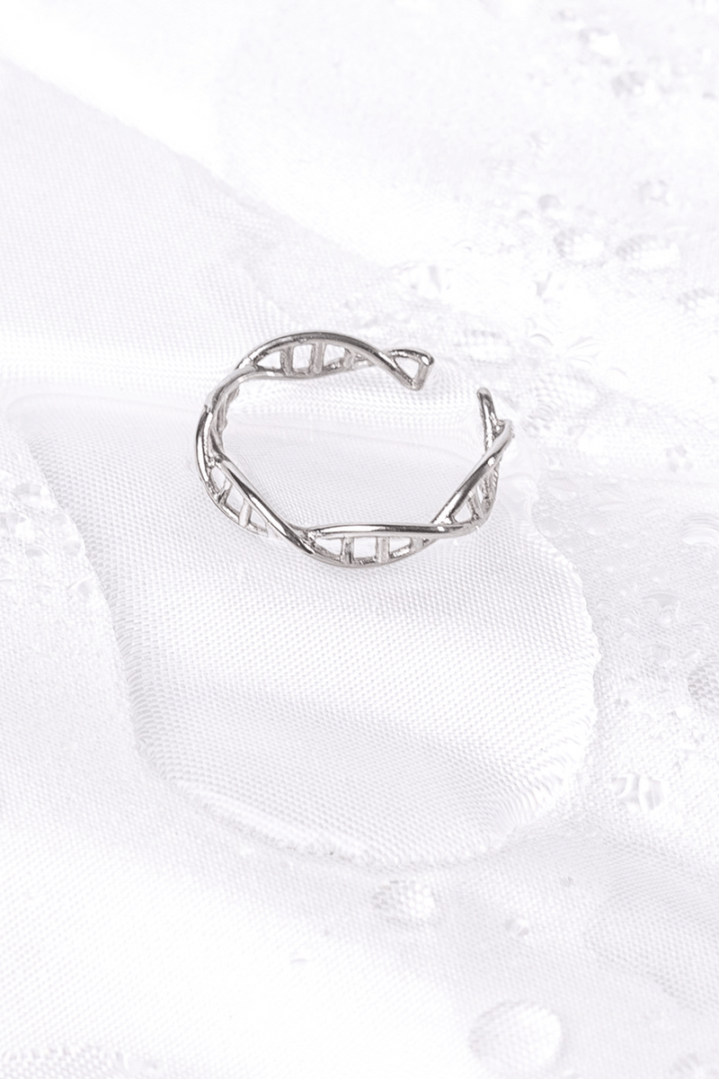 Anillo ADN - acero inoxidable-zoom-