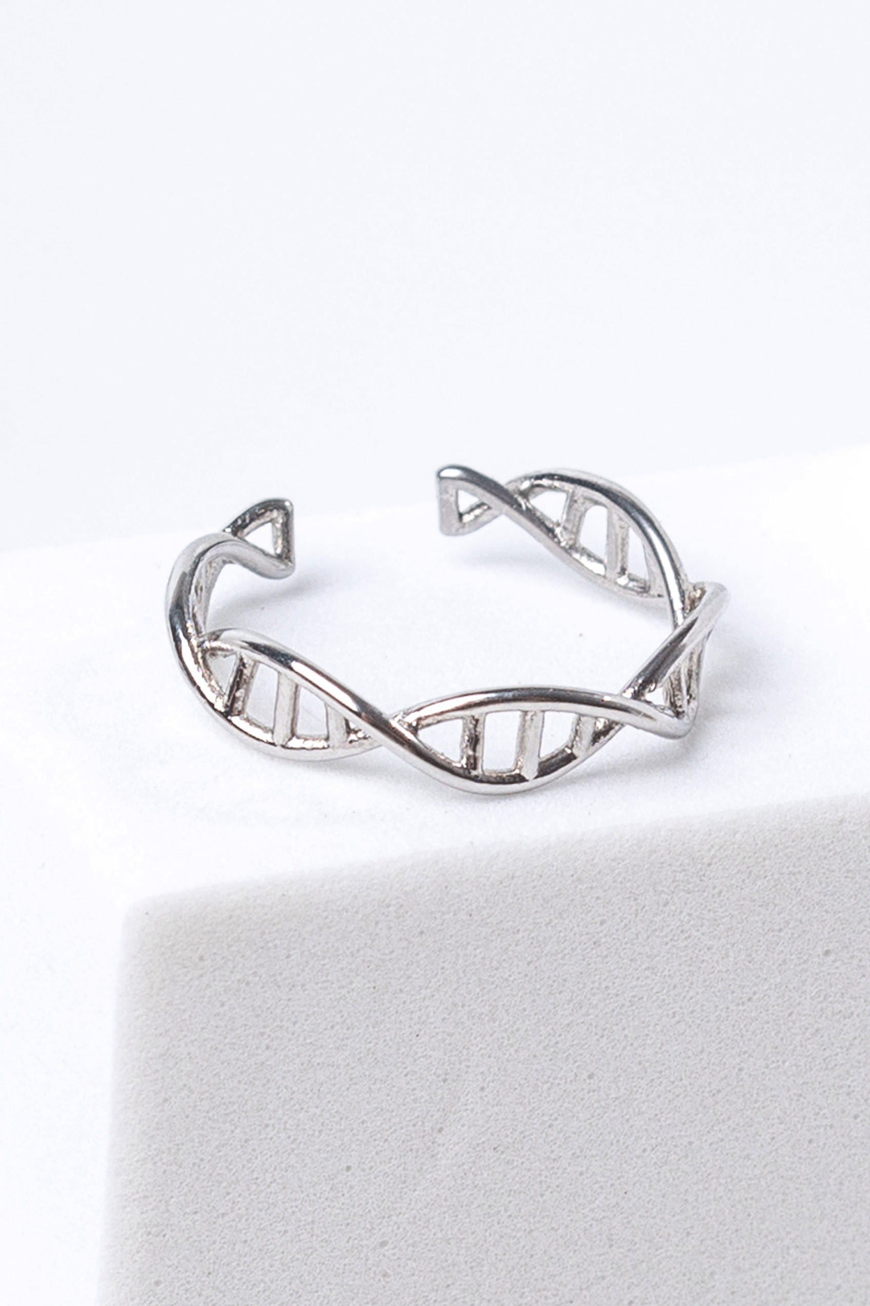 Anillo ADN - acero inoxidable-7