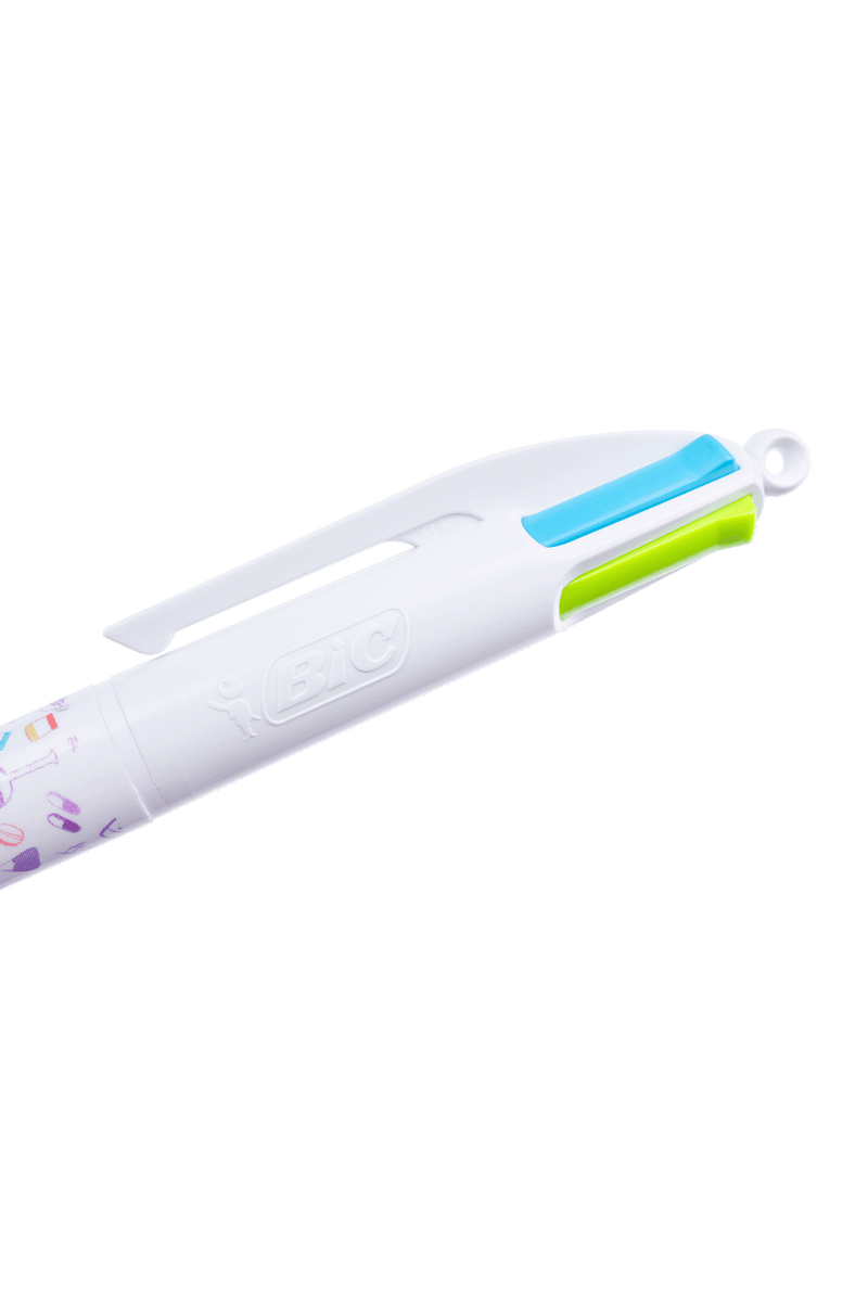 BIC patterned ballpoint pen, 4 colors - Care Collection-zoom-