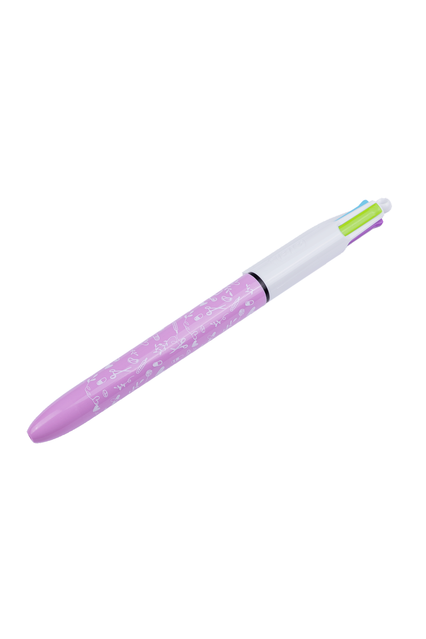 Bolígrafo estampado BIC 4 colores - Sweet Collection-1