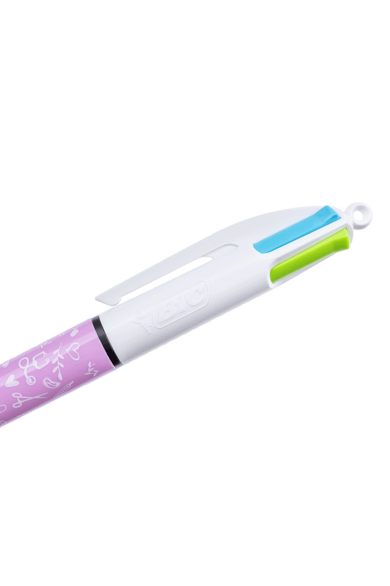 Bolígrafo estampado BIC 4 colores - Sweet Collection-zoom-