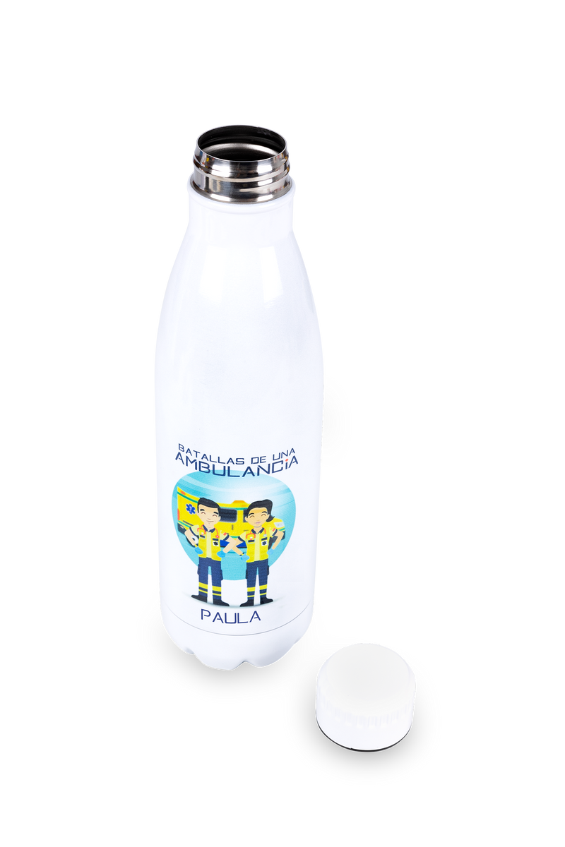 Botella personalizable estampada  - Batallas de una ambulancia-zoom-