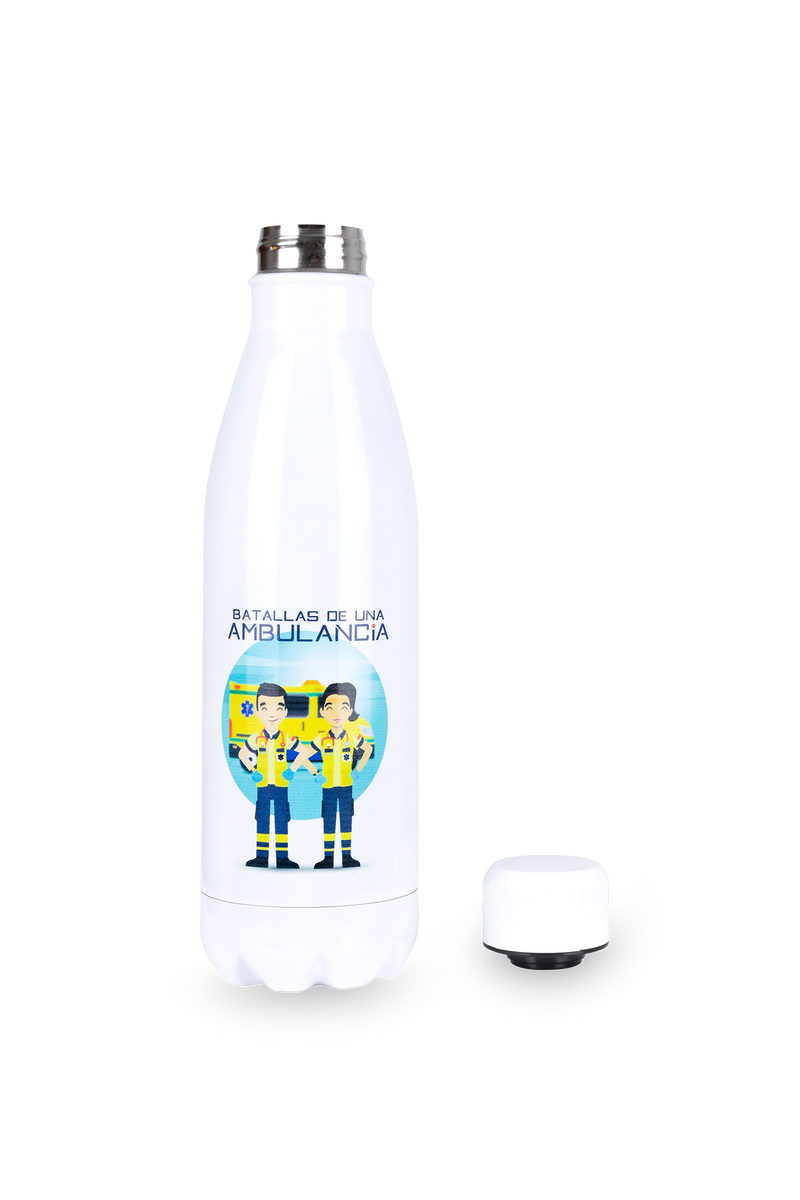 Botella personalizable estampada  - Batallas de una ambulancia-zoom-
