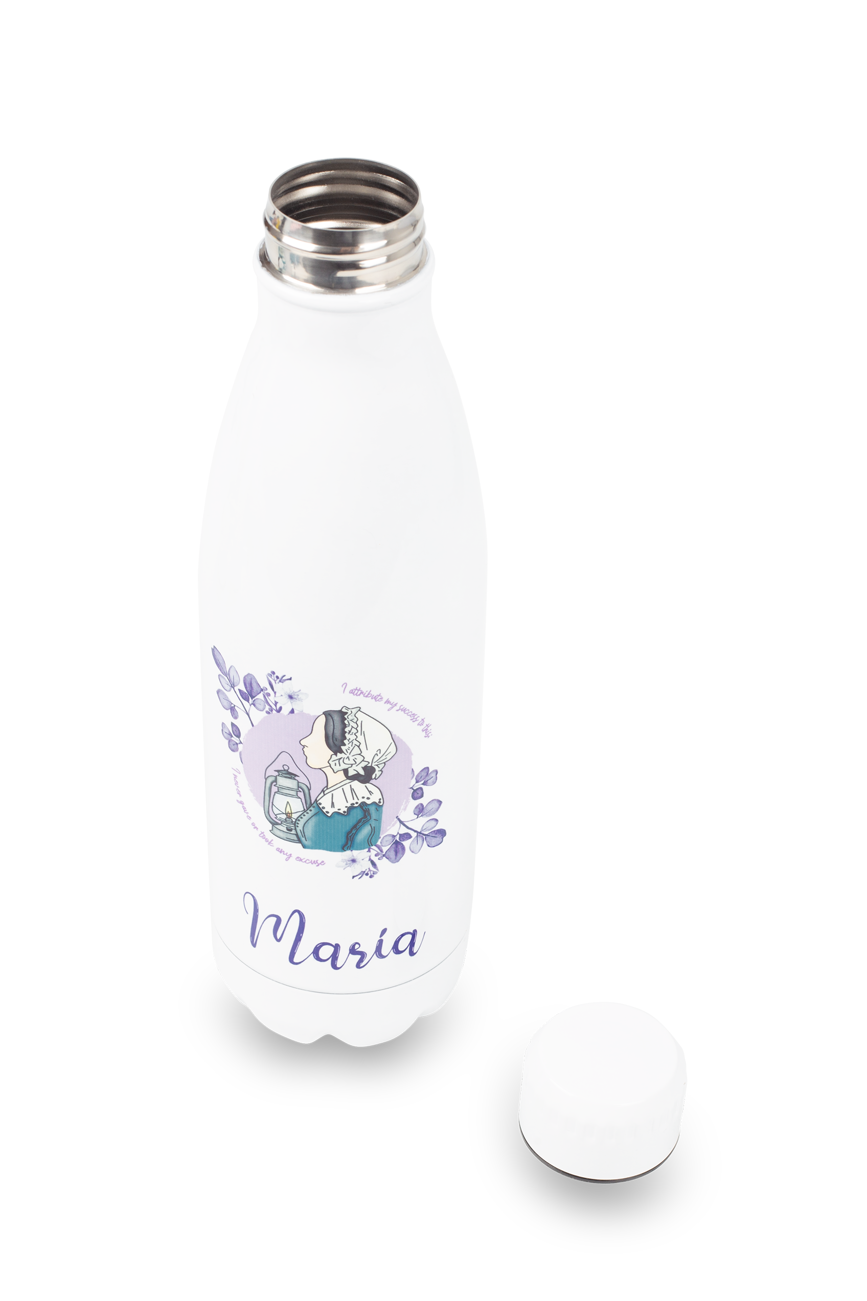 Botella personalizable estampada - Nightingale @elartedecuidar_-zoom-4