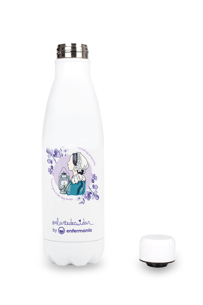 Botella personalizable estampada - Nightingale @elartedecuidar_-zoom-