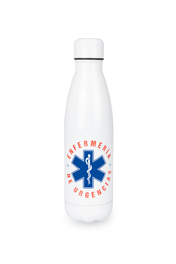 Botella estampada - Enfermería de urgencias