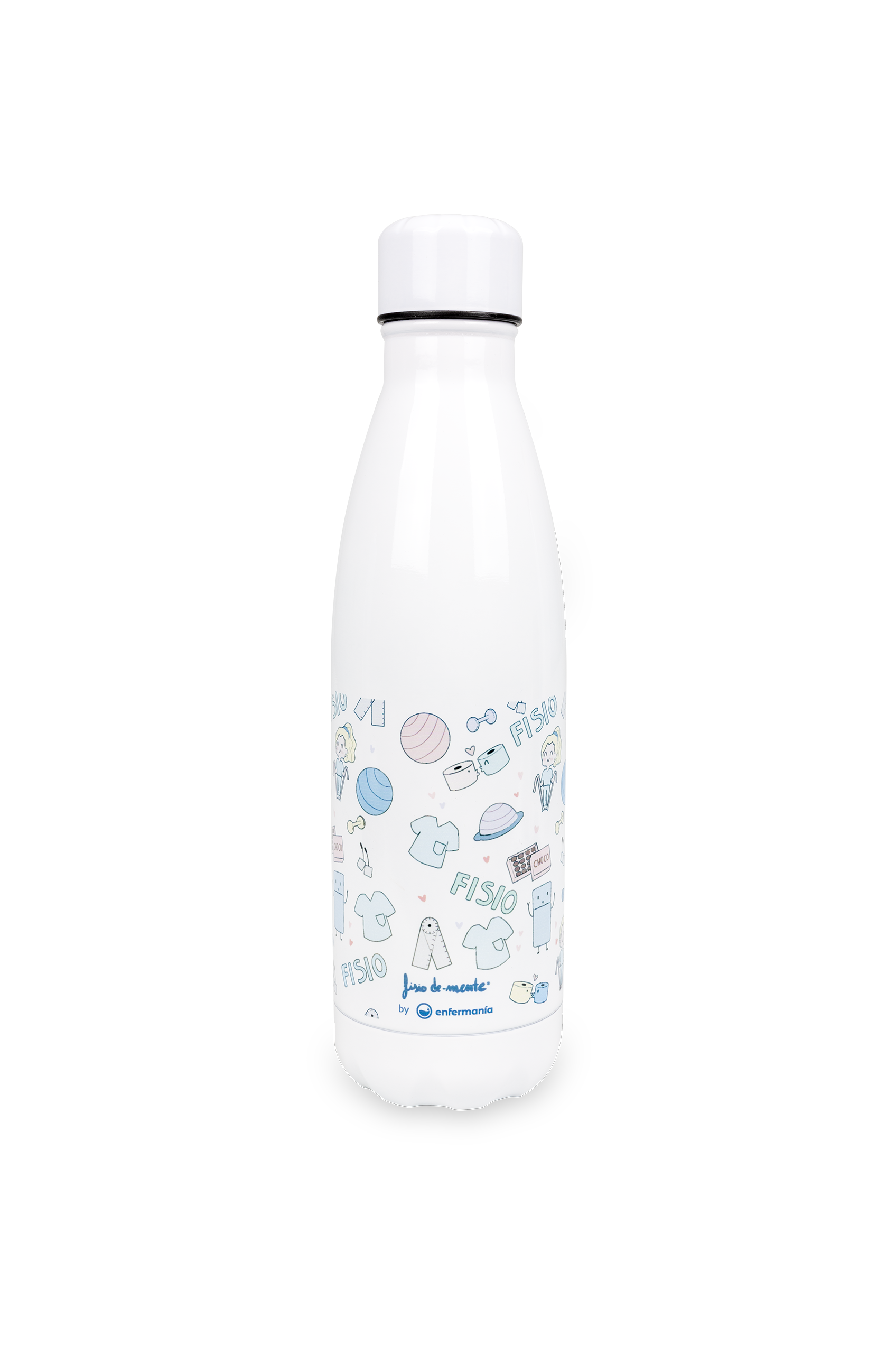 Botella personalizable estampada - Fisio pastel-5