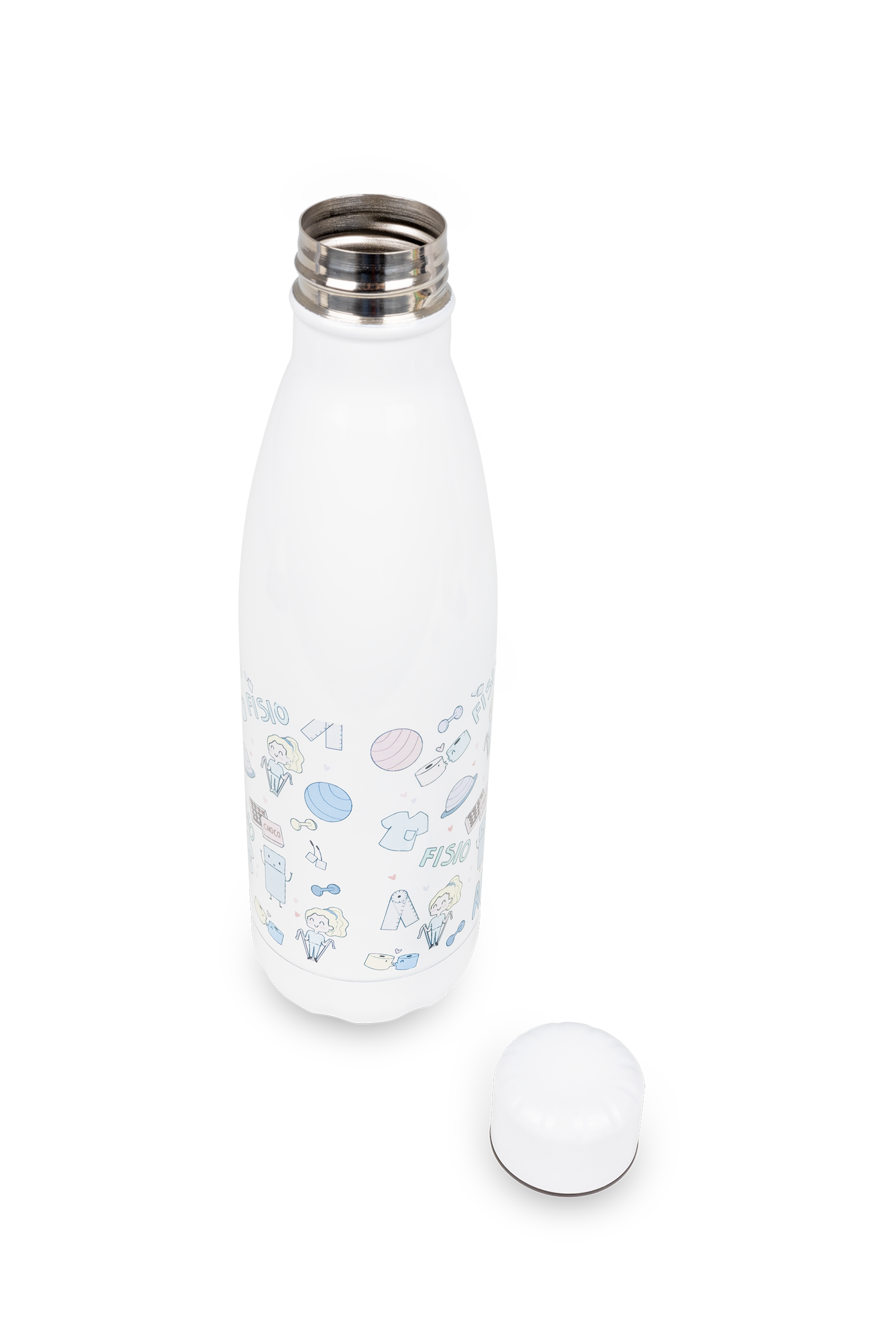 Botella personalizable estampada - Fisio pastel-zoom-4