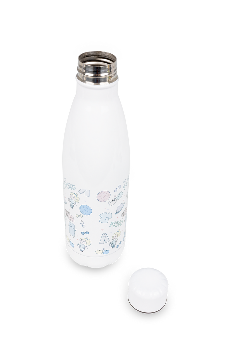 Botella personalizable estampada - Fisio pastel-zoom-