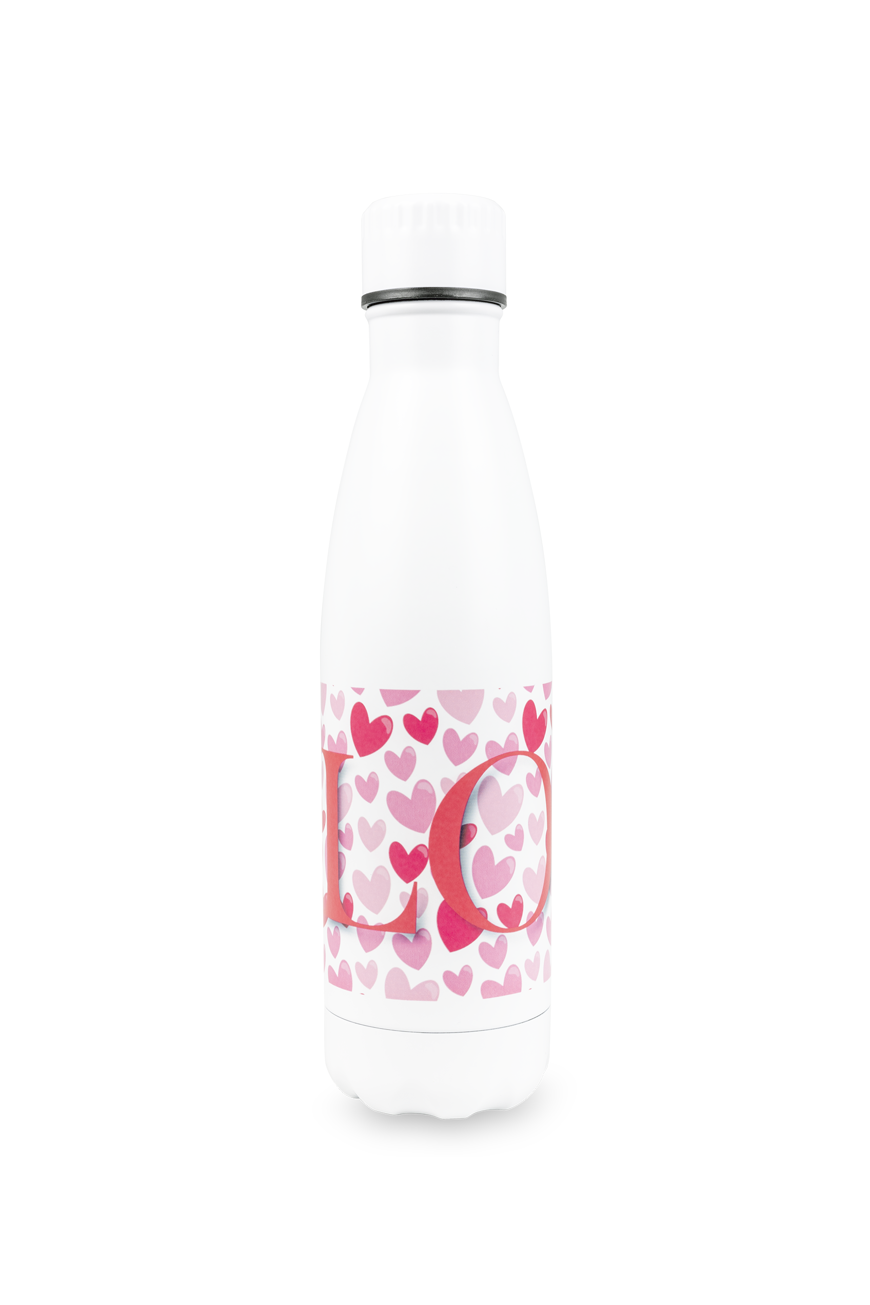 Botella estampada - Corazones-1