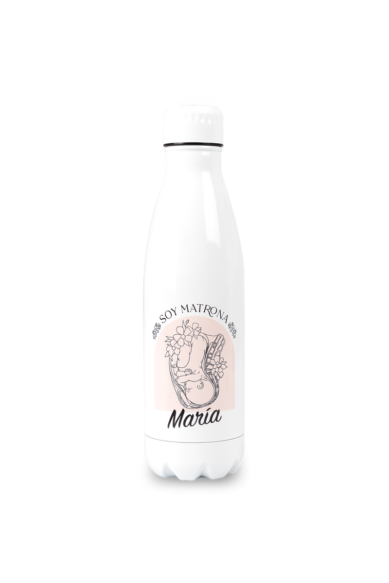 Botella personalizable estampada - Soy Matrona @elartedecuidar-zoom-