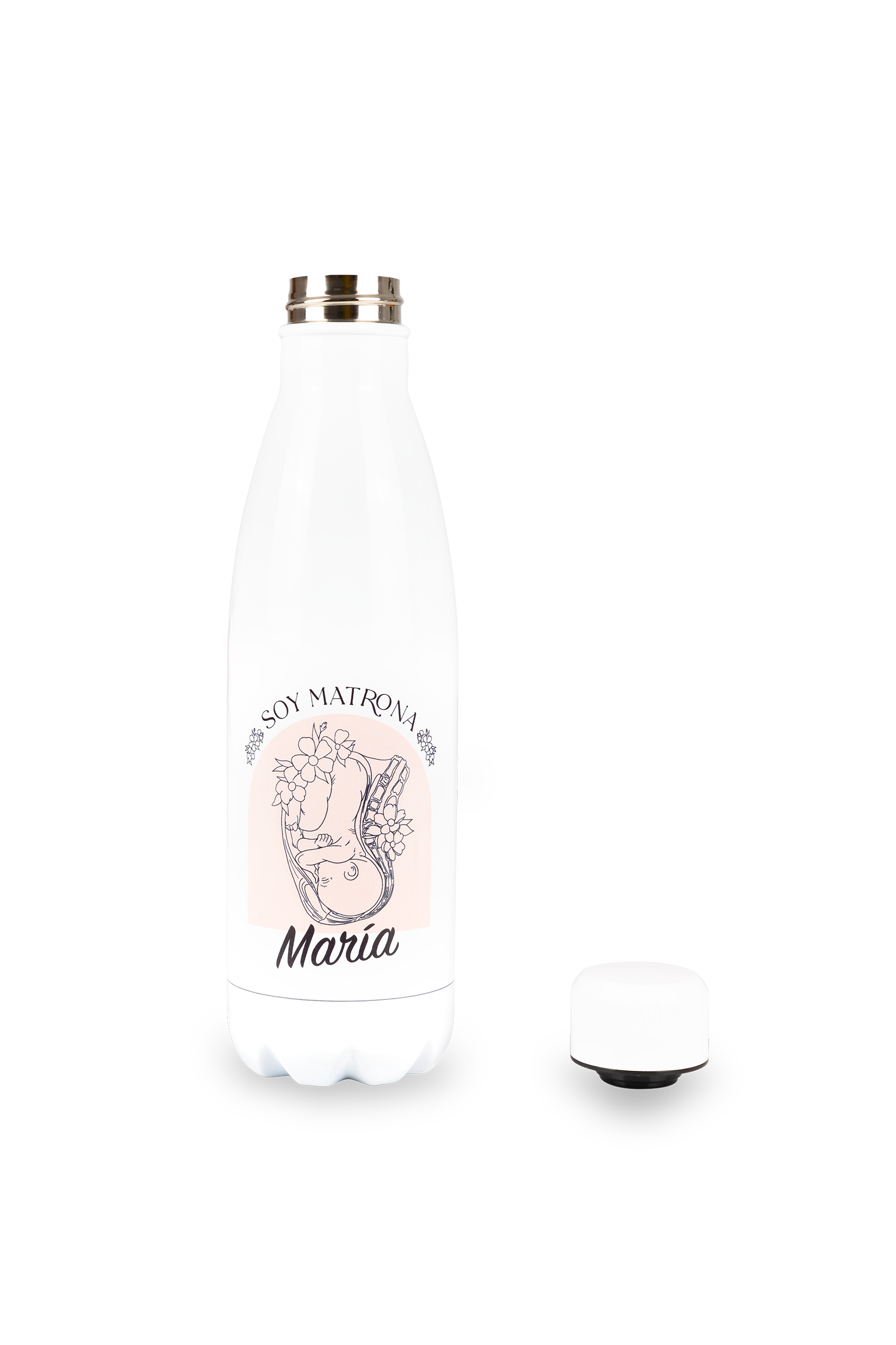 Botella personalizable estampada - Soy Matrona @elartedecuidar-2