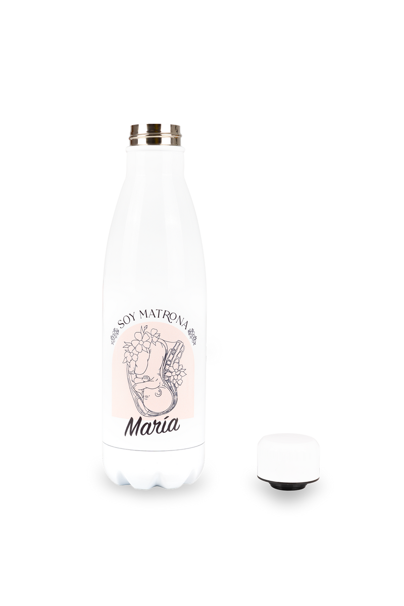 Botella personalizable estampada - Soy Matrona @elartedecuidar-zoom-