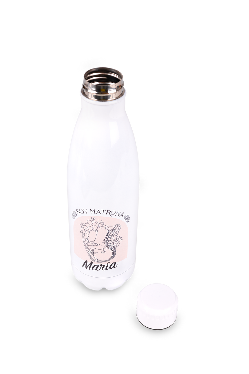 Botella personalizable estampada - Soy Matrona @elartedecuidar-zoom-