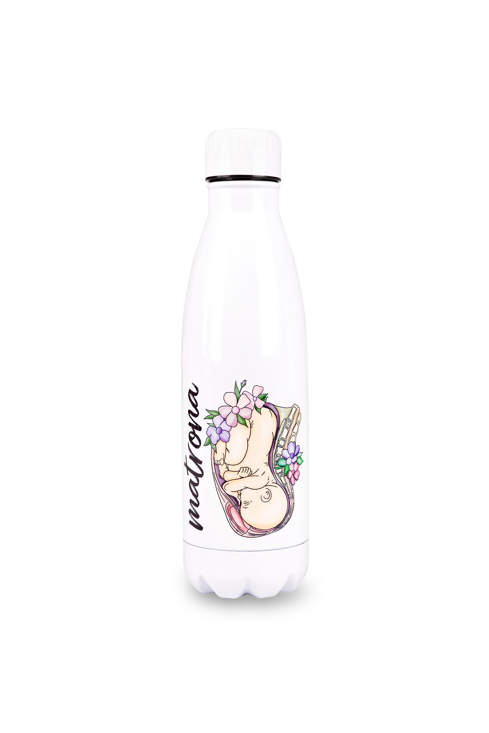 Botella personalizable estampada - Matrona Vida @elartedecuidar