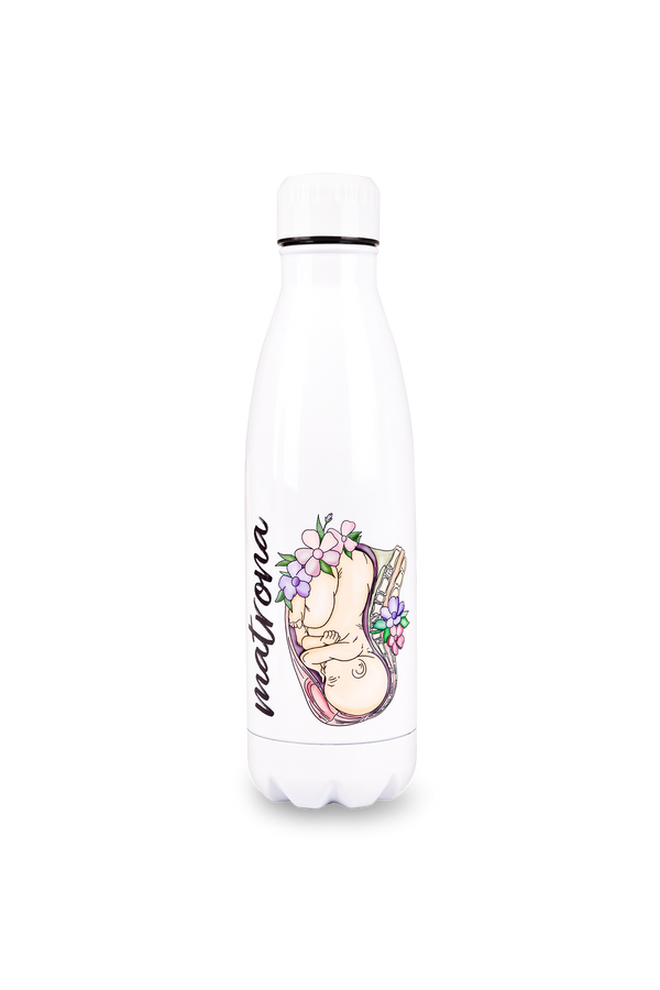 Botella personalizable estampada - Matrona Vida @elartedecuidar