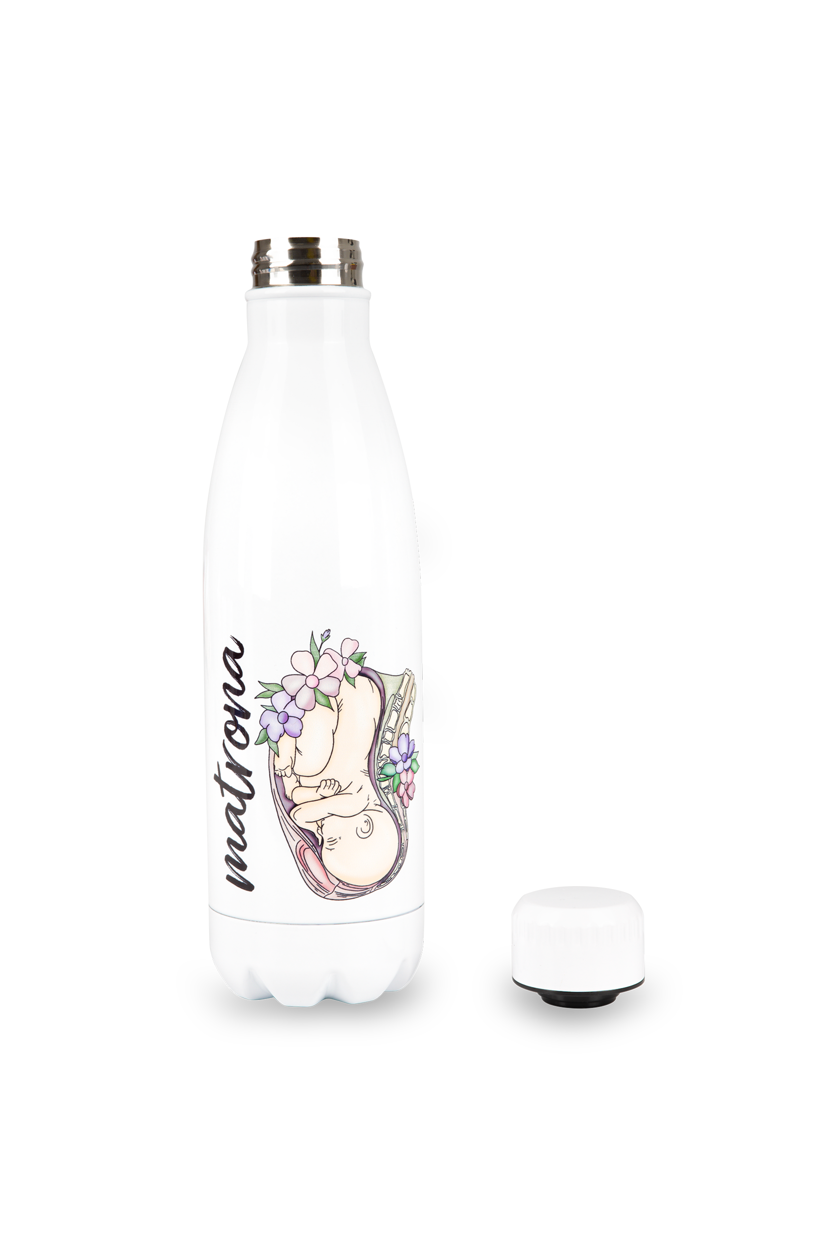 Botella personalizable estampada - Matrona Vida @elartedecuidar-2