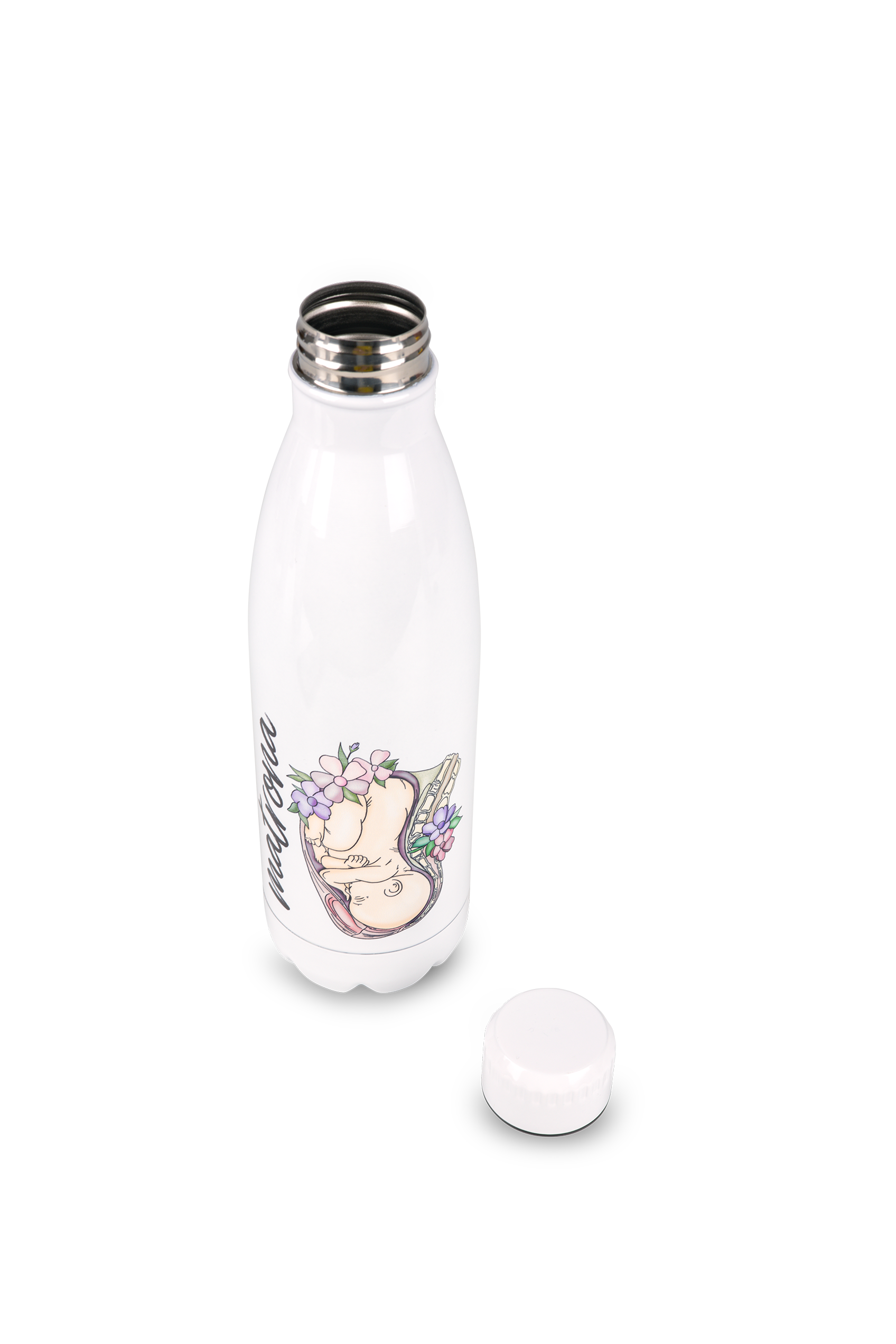 Botella personalizable estampada - Matrona Vida @elartedecuidar-4