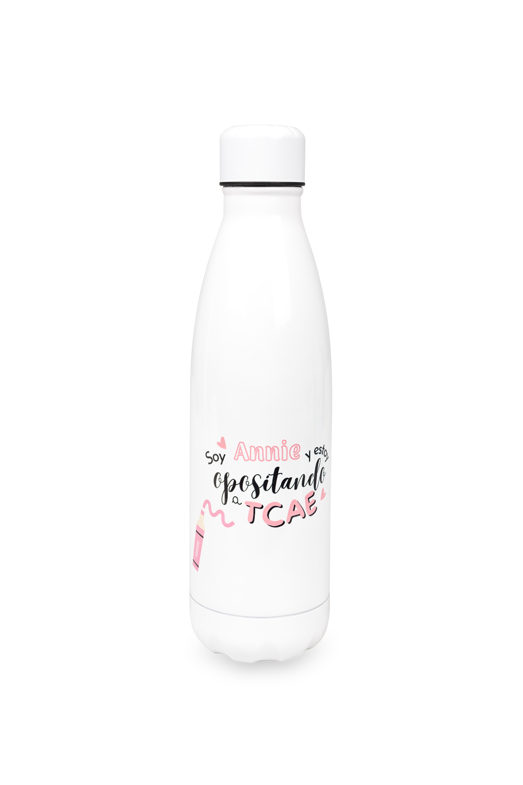 Botella personalizable estampada  - Opositando a TCAE @anni.ghtingale