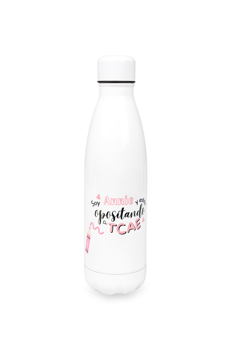 Botella personalizable estampada  - Opositando a TCAE @anni.ghtingale-zoom-