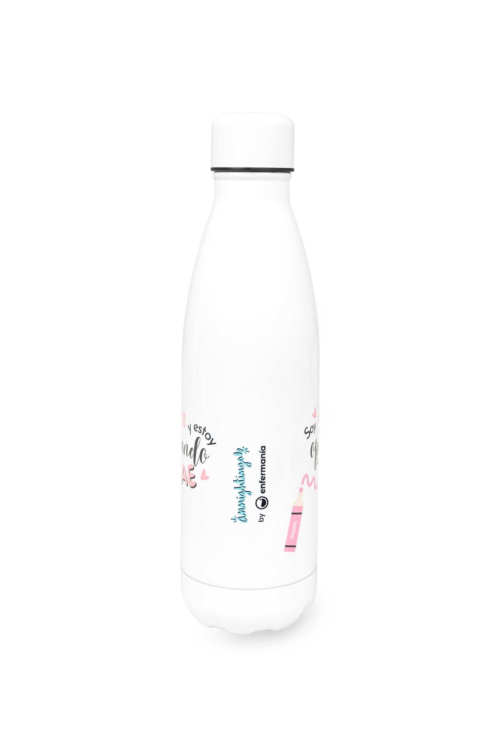 Botella personalizable estampada  - Opositando a TCAE @anni.ghtingale-zoom-5