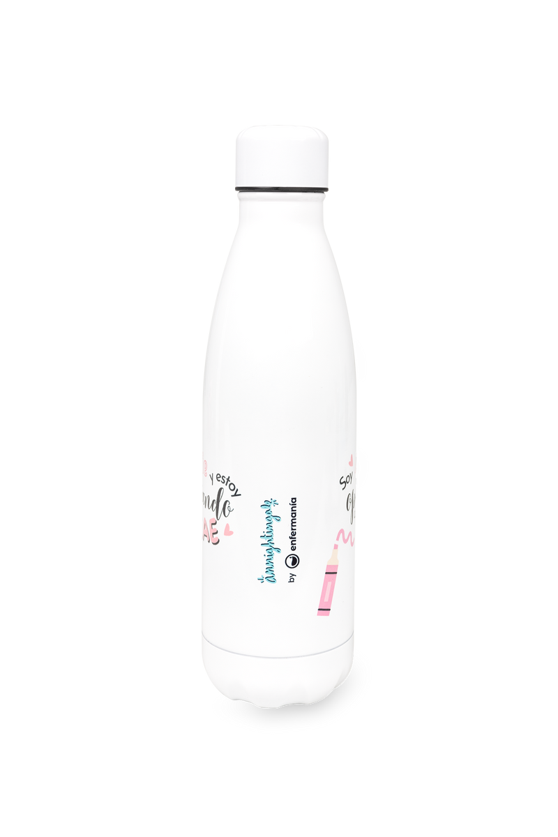 Botella personalizable estampada  - Opositando a TCAE @anni.ghtingale-zoom-