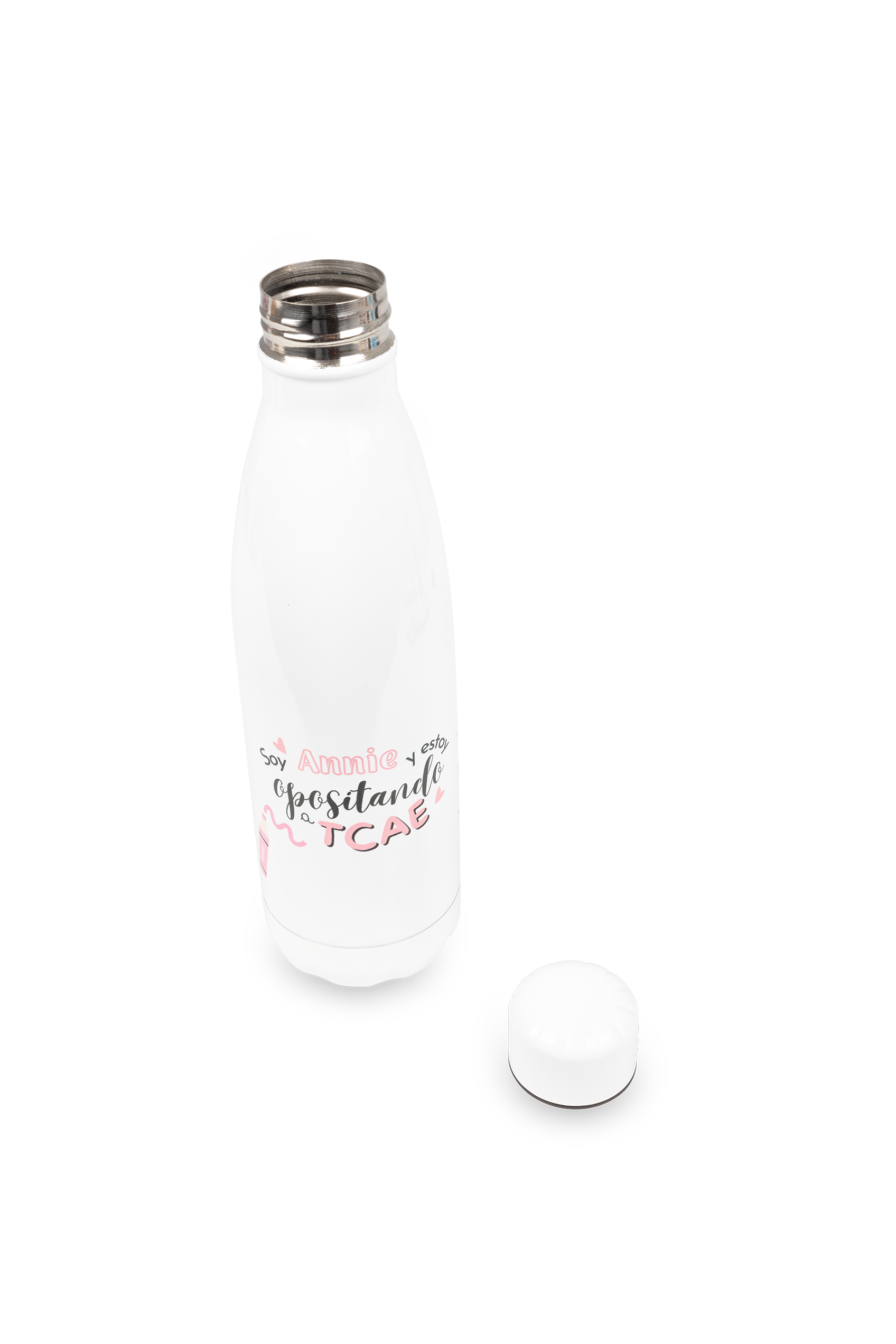 Botella personalizable estampada  - Opositando a TCAE @anni.ghtingale-zoom-4