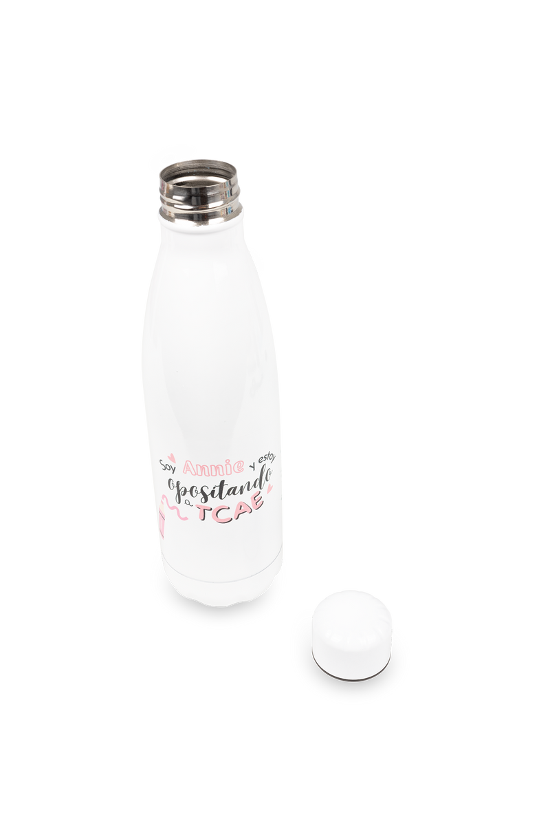 Botella personalizable estampada  - Opositando a TCAE @anni.ghtingale-zoom-