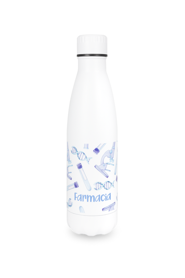 Botella personalizable estampada - Laboratorio Farmacia