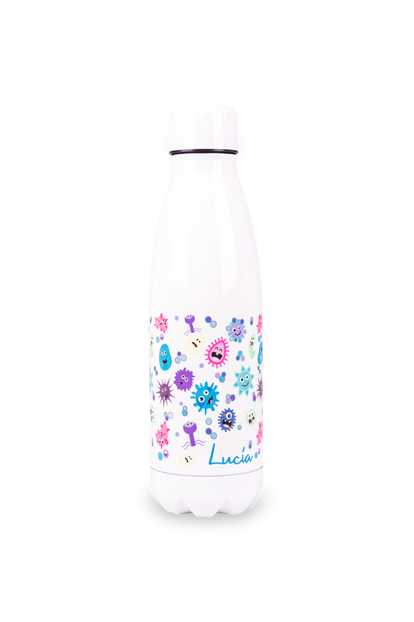 Botella personalizable estampada - Virus