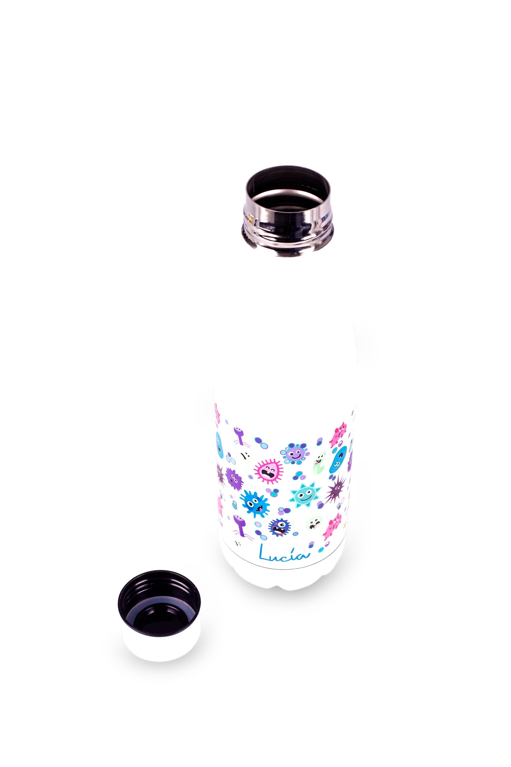 Botella personalizable estampada - Virus-zoom-3