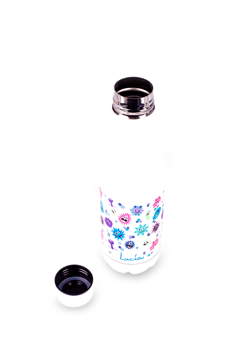 Botella personalizable estampada - Virus-zoom-