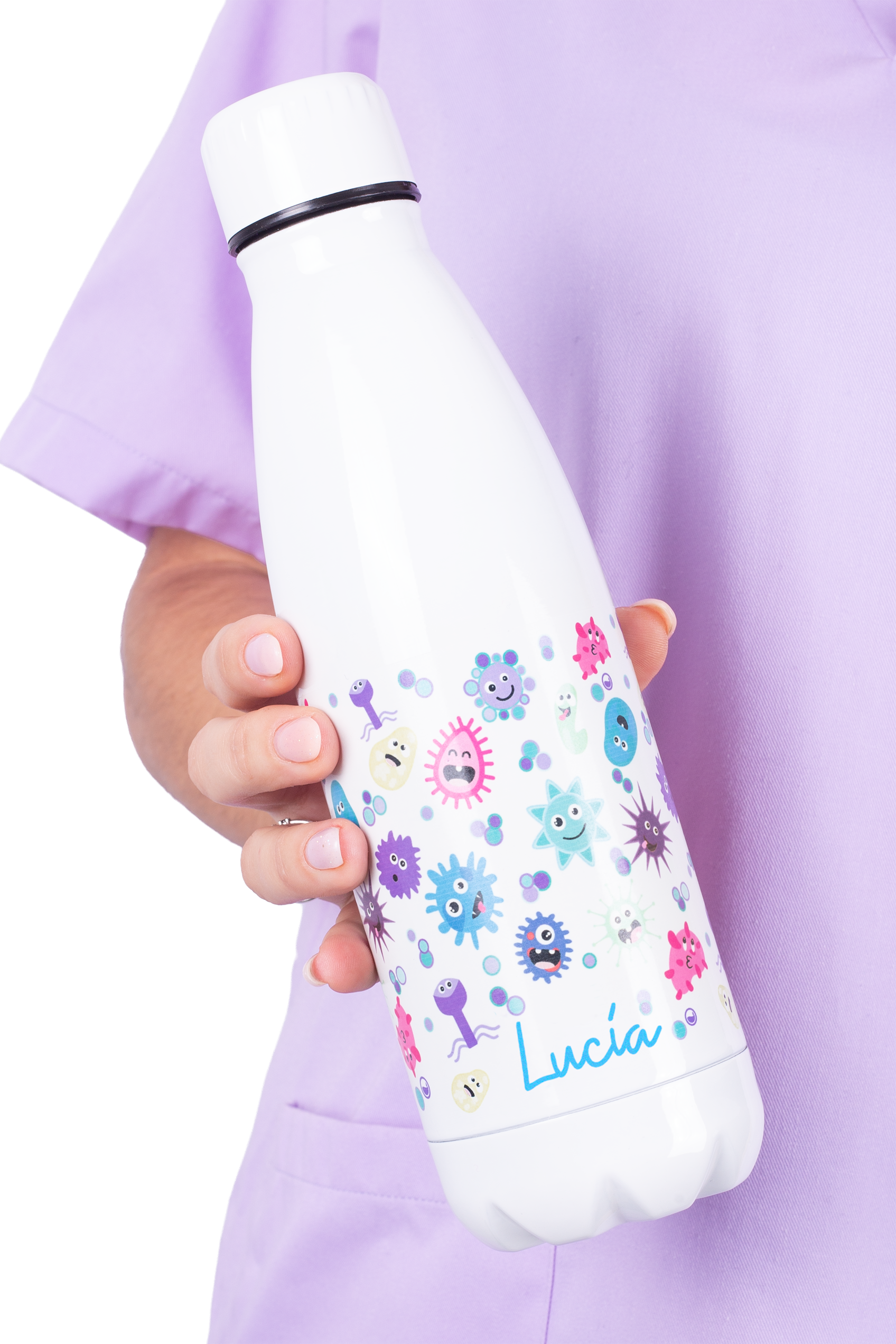 Botella personalizable estampada - Virus-2