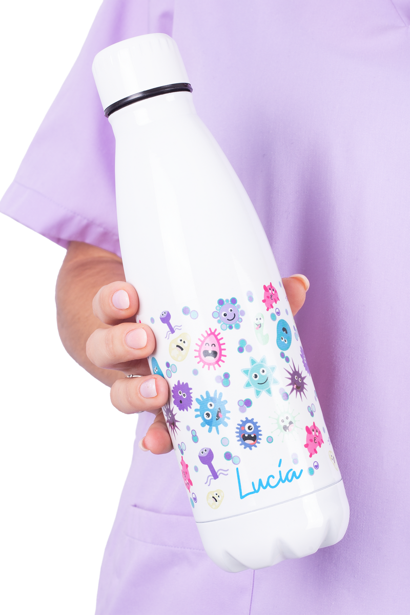Botella personalizable estampada - Virus-zoom-