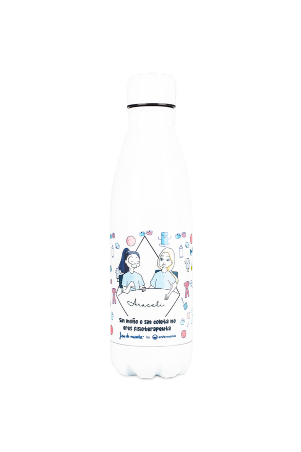Botella personalizable estampada  - Eres fisioterapeuta