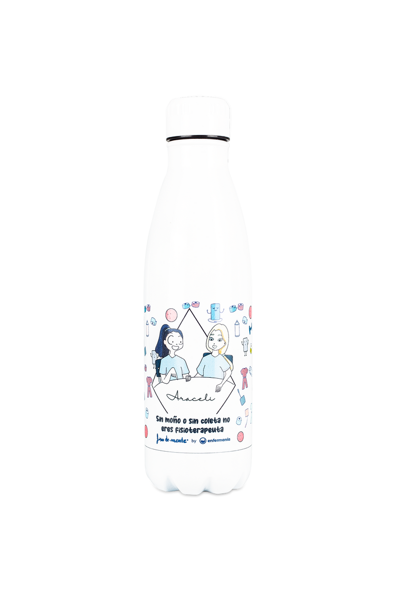 Botella personalizable estampada  - Eres fisioterapeuta-zoom-