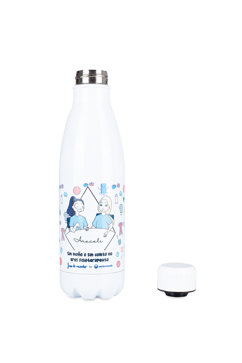 Botella personalizable estampada  - Eres fisioterapeuta-zoom-