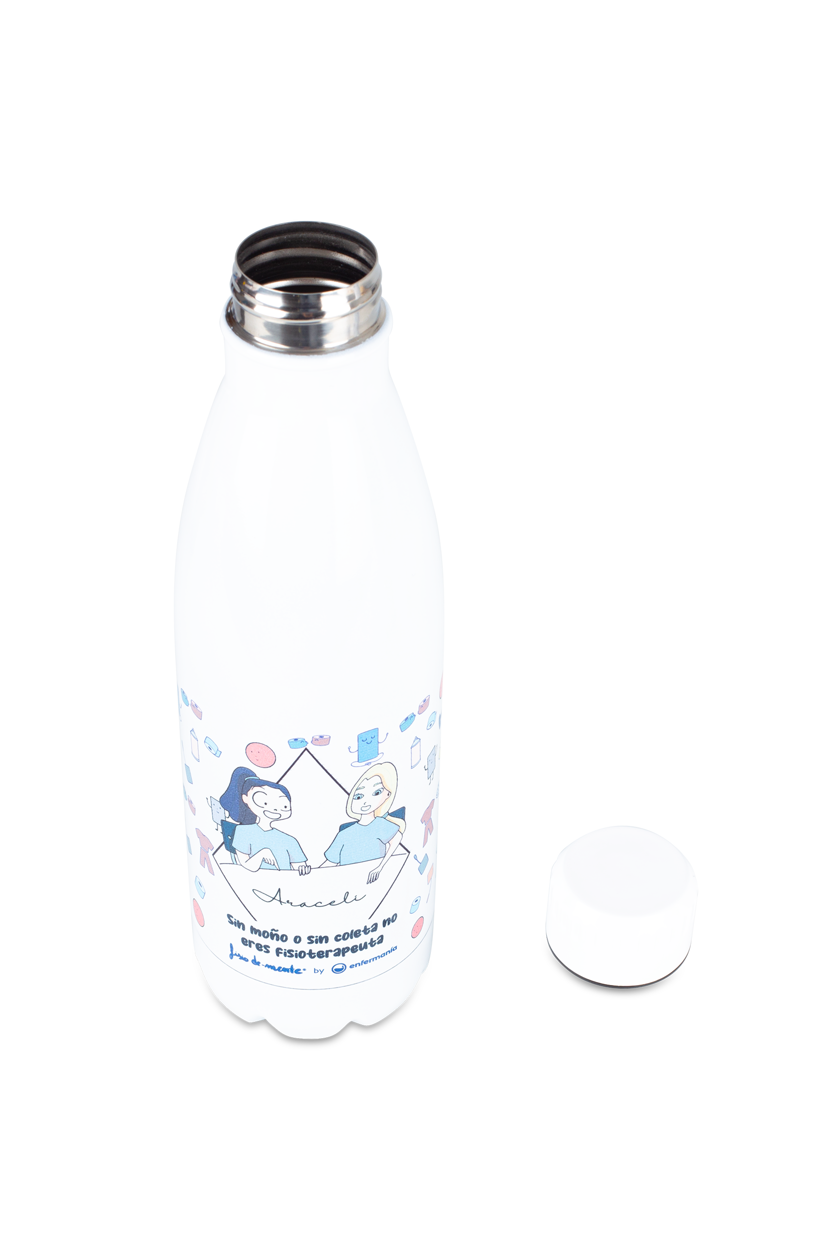 Botella personalizable estampada  - Eres fisioterapeuta-zoom-4
