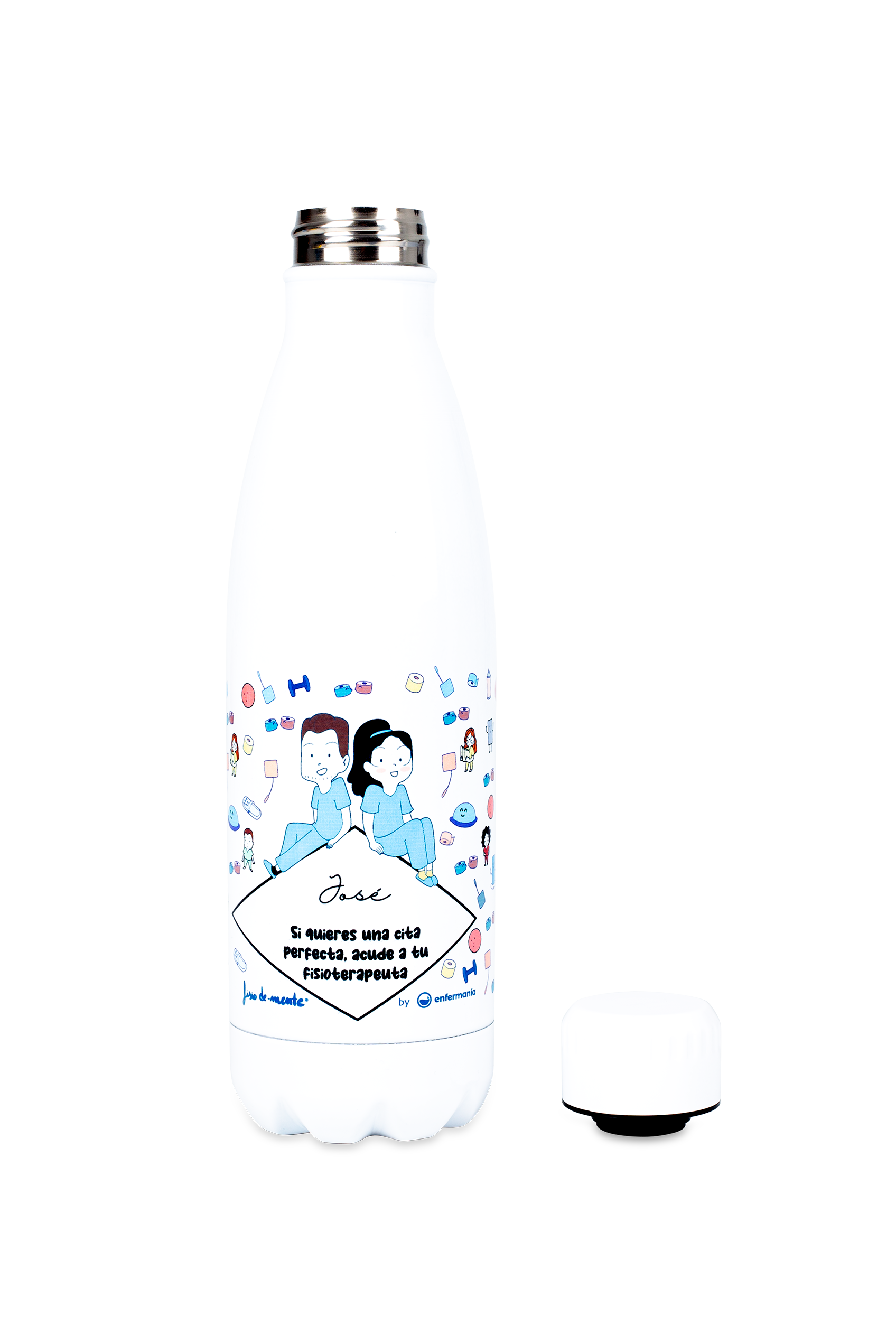 Botella personalizable estampada  – Acude a tu fisio