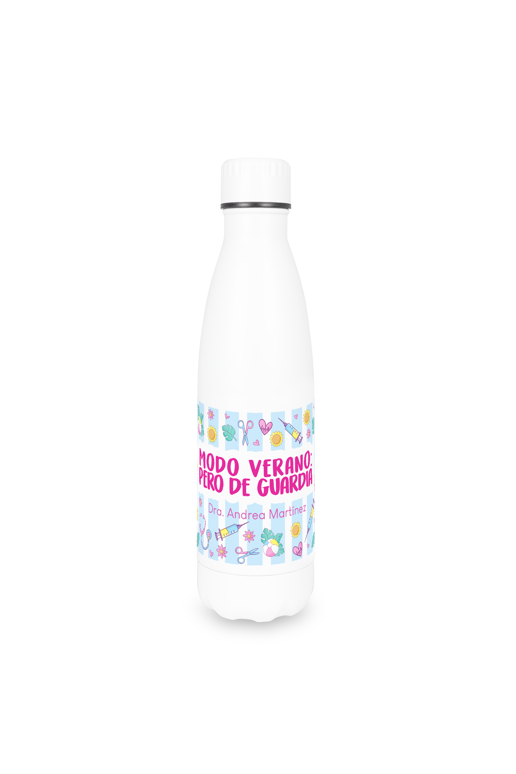 Botella estampada Colección Verano Enfermanía