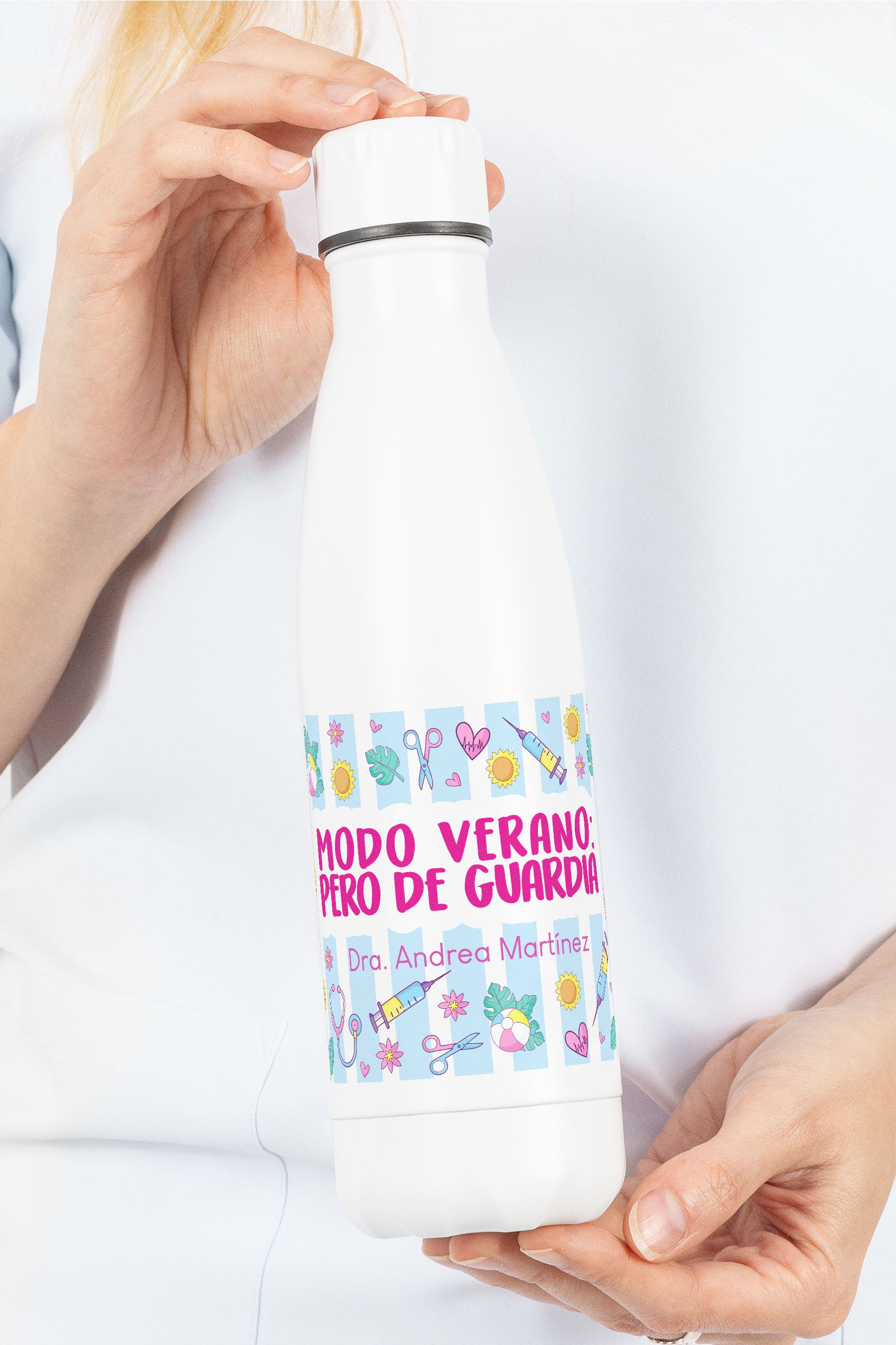 Botella de la Colección Verano para sanitarios y estudiantes