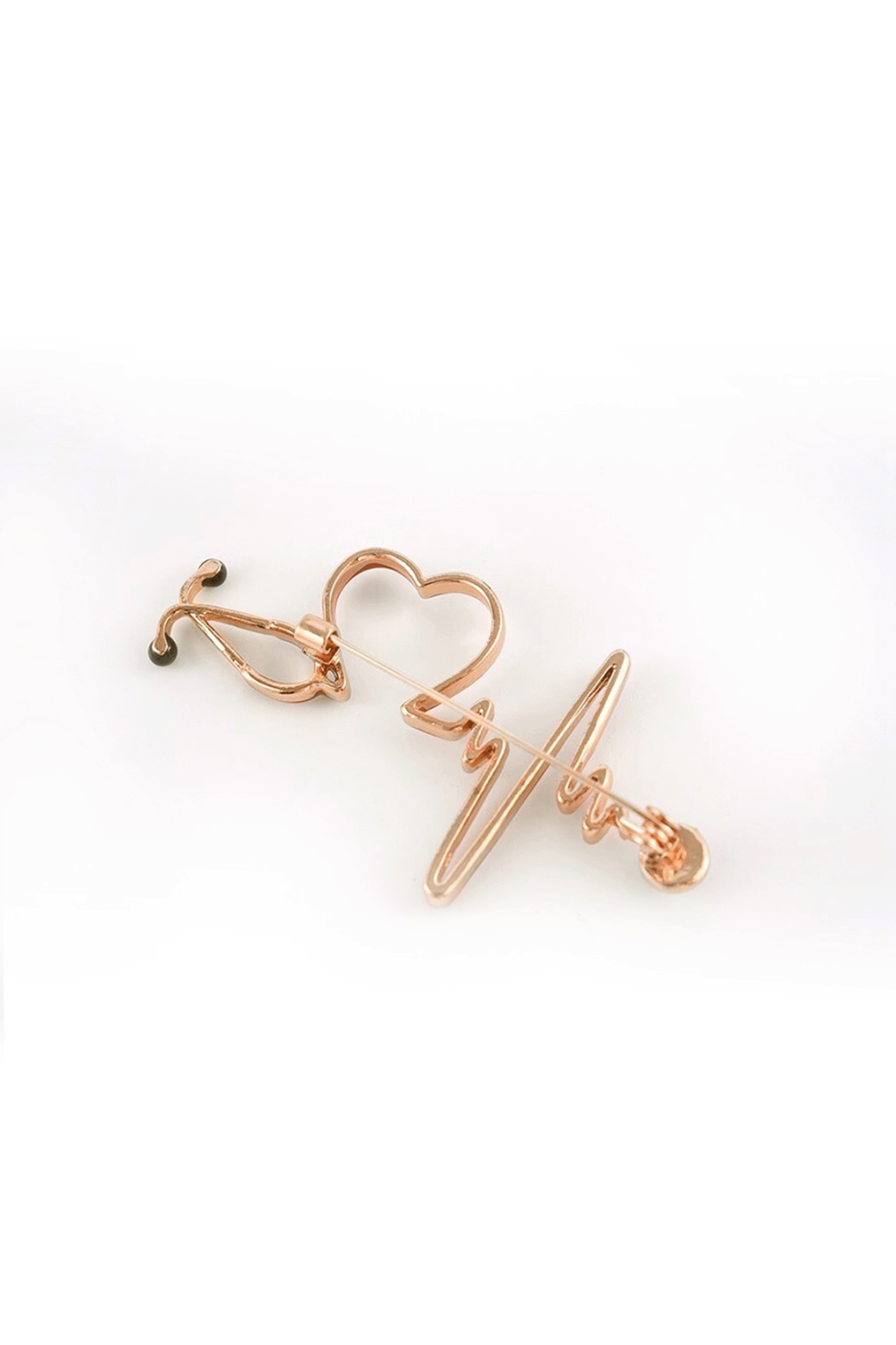 Broche electrocardiograma rojo-zoom-3
